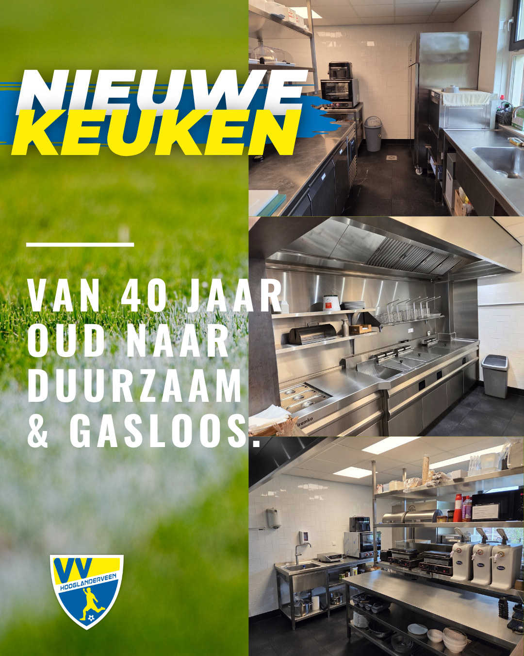 Van 40 jaar oude bakwand naar een restaurantwaardige én gasloze keuken! ️