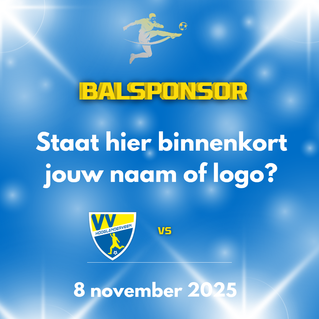 Balsponsor: Staat hier binnenkort jouw naam of logo?