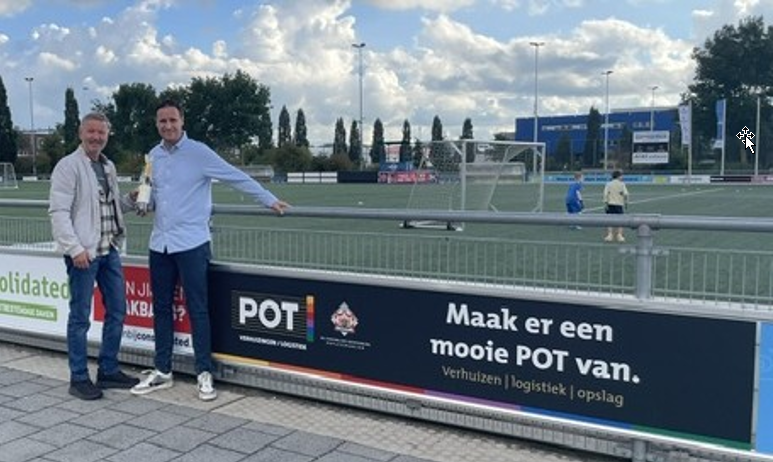 Pot Verhuizingen/Logistiek nieuw lid van Business Club van VV Hooglanderveen.