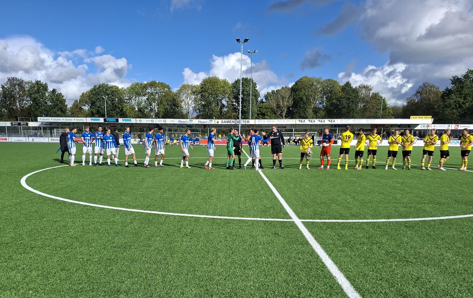 Verdiende overwinning eerste elftal bij DOS Kampen