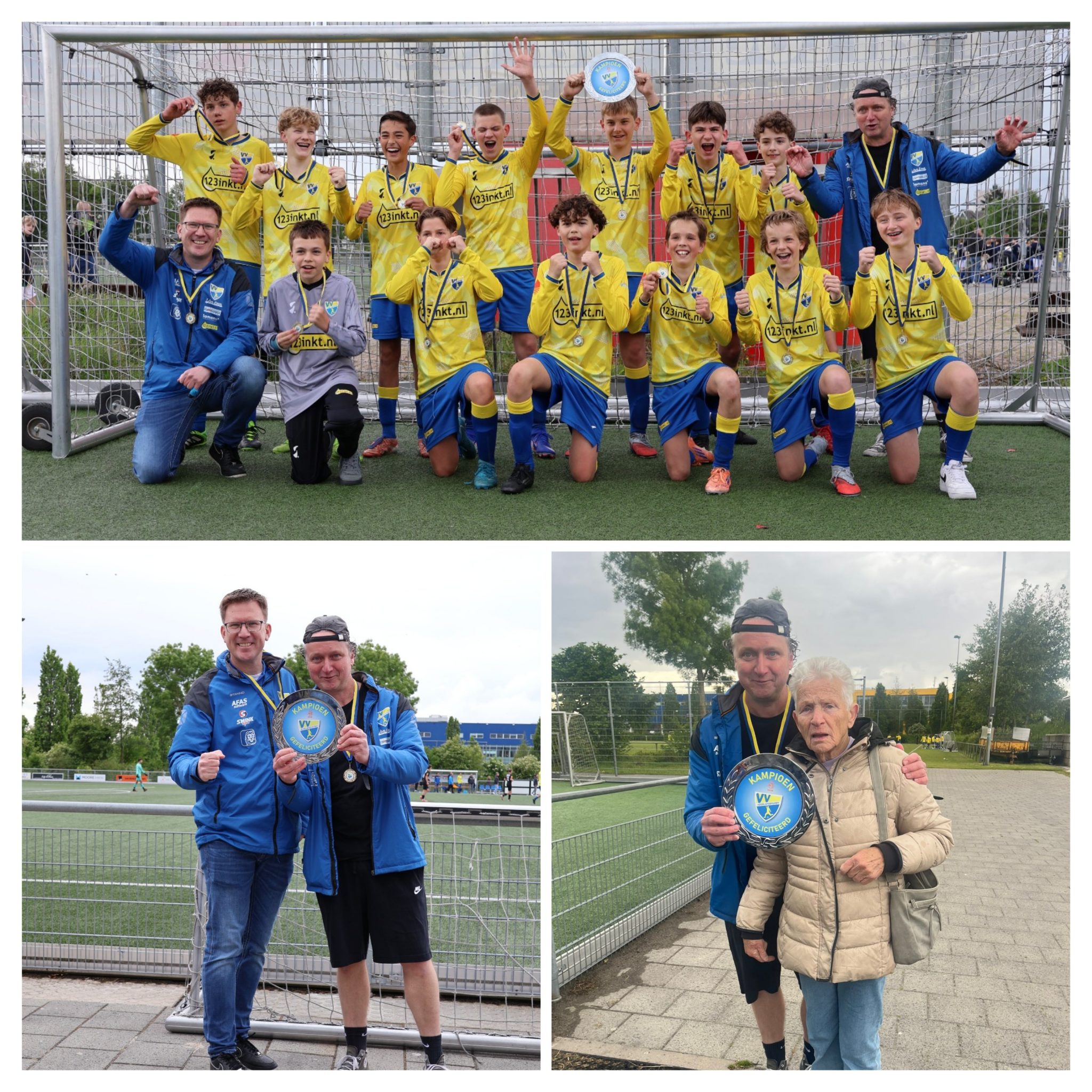 JO14-4 kampioen èn op trainingskamp