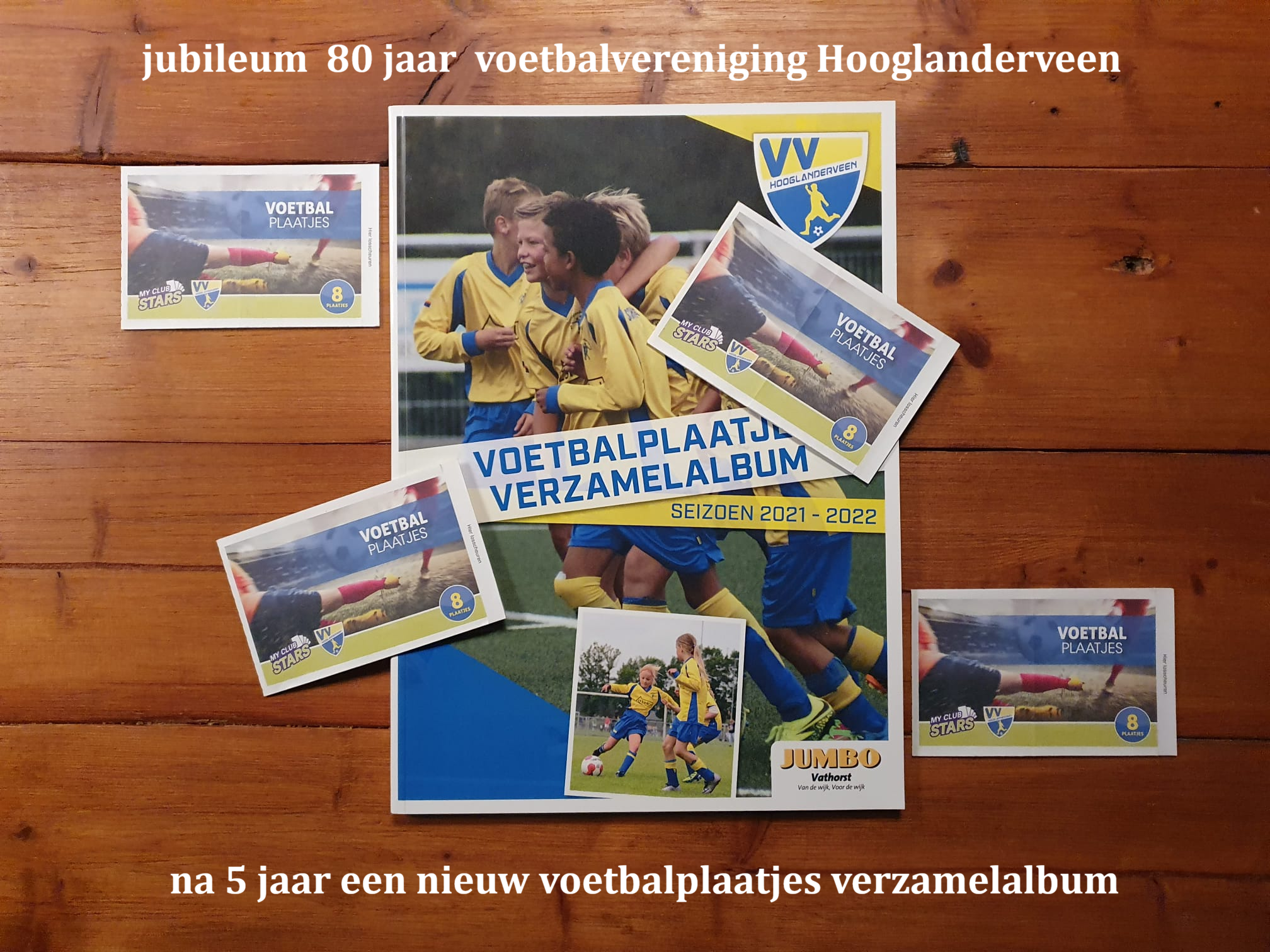 Voetbalplaatjes verzamelalbum vvHooglanderveen