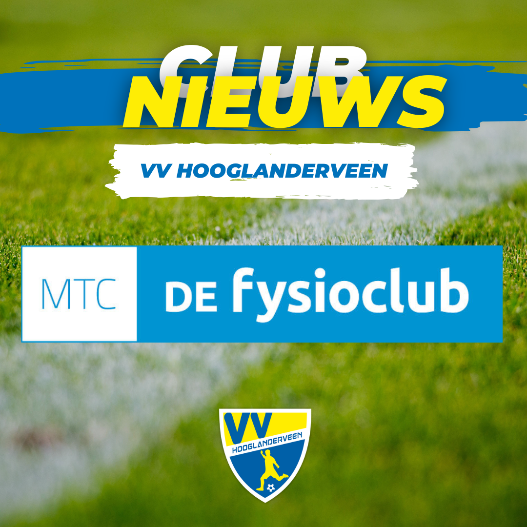Gratis toegang blessurespreekuur voor alle leden van vv Hooglanderveen
