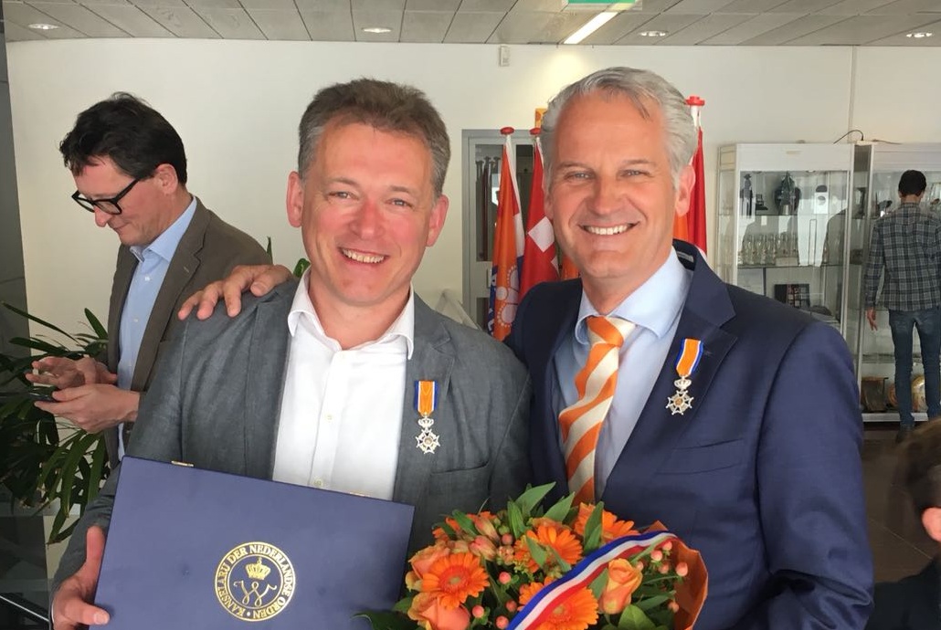 In 2018 ontvingen Norbert en Dirk-Joost een koninklijke onderscheiding in het gemeentehuis