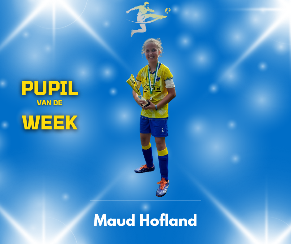 Deze week is Maud Hofland Pupil van de week.