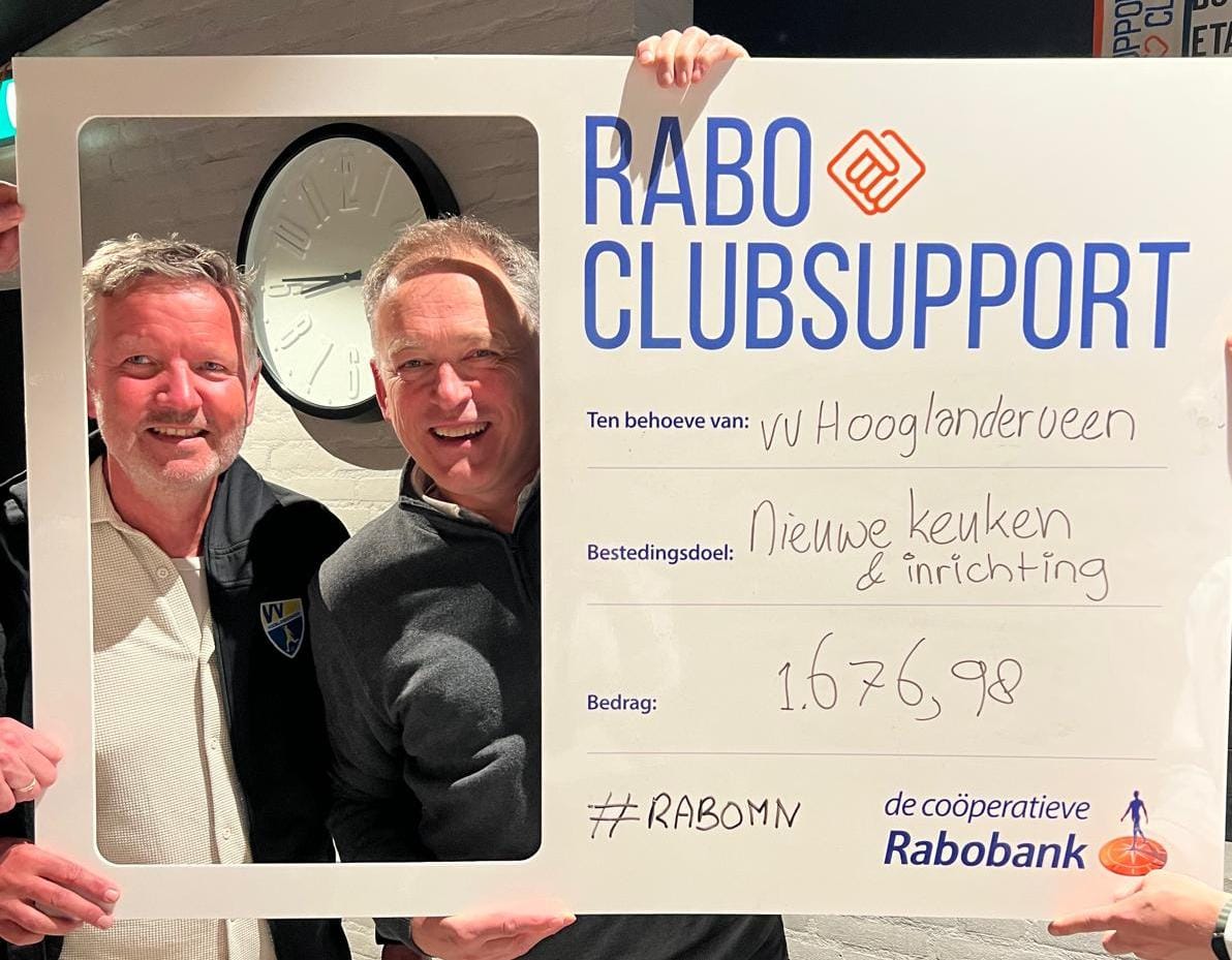 Rabo Clubsupport levert bijna 1700 euro op voor onze nieuwe keuken