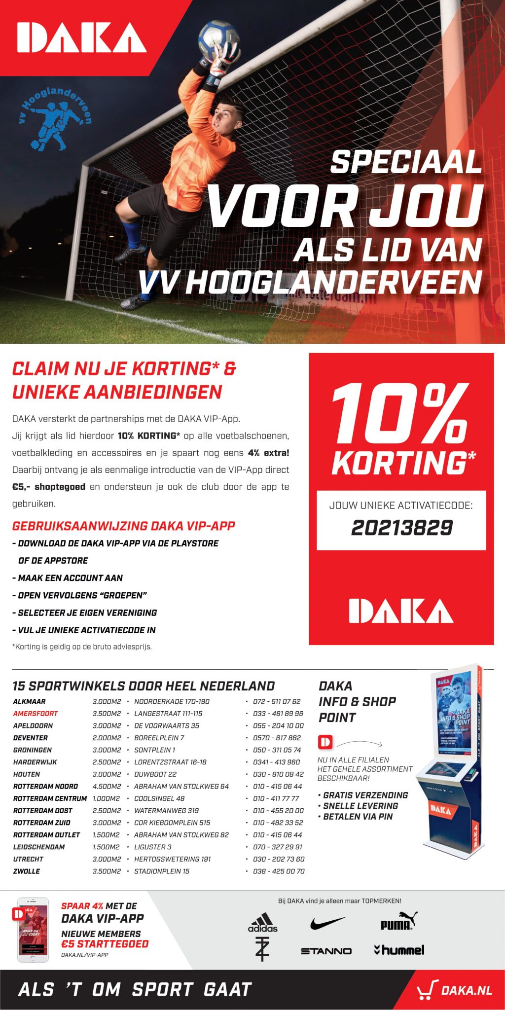 Adv] 10% korting op voetbalspullen bij Daka | vv Hooglanderveen