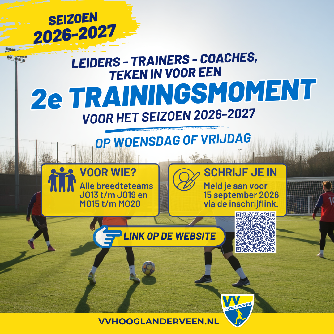 2e Trainingsmoment seizoen 2026-2027