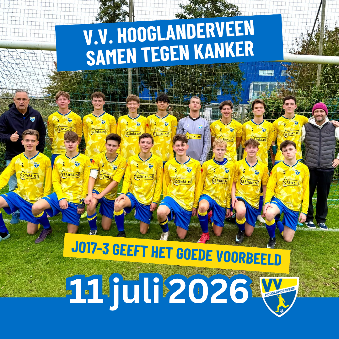 JO17-3 geeft het goede voorbeeld voor Swim to Fight Cancer