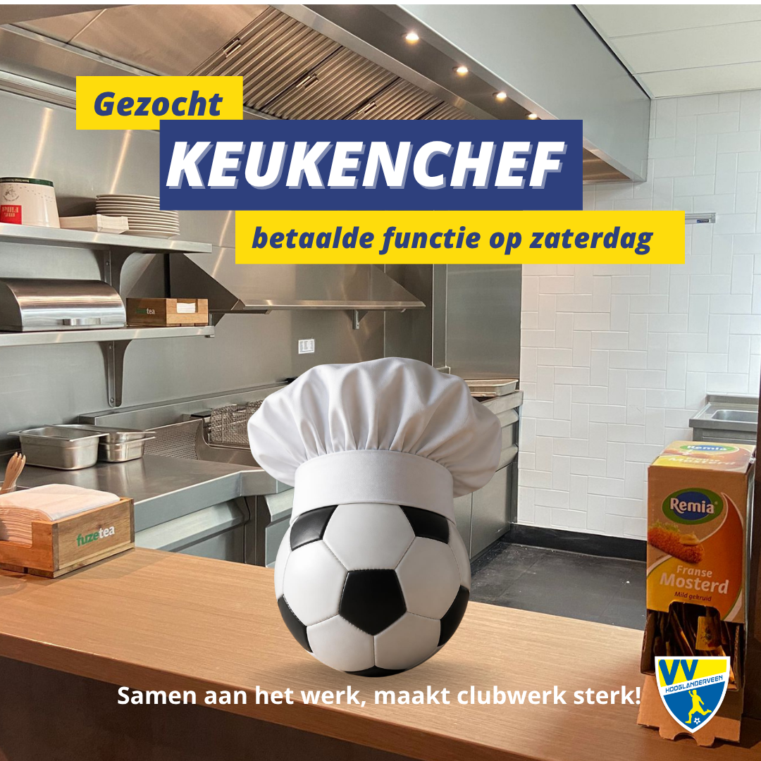 Gezocht: Keukenchef voor zaterdag, met vergoeding!