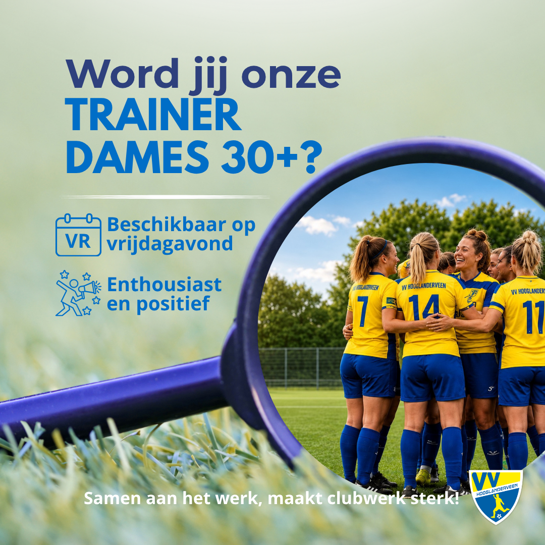 ⚽ Trainer gezocht voor Dames 30 !