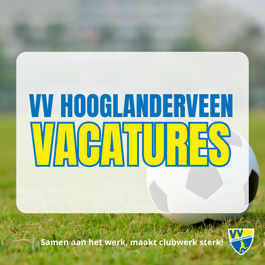 Verzorger gezocht 1e elftal - 2e klasse, zaterdag