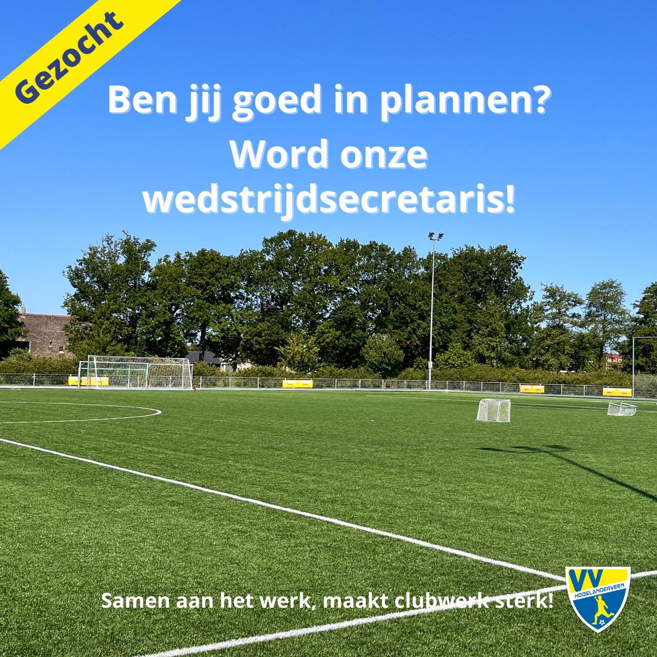 Word jij onze nieuwe wedstrijdsecretaris jeugd bovenbouw?