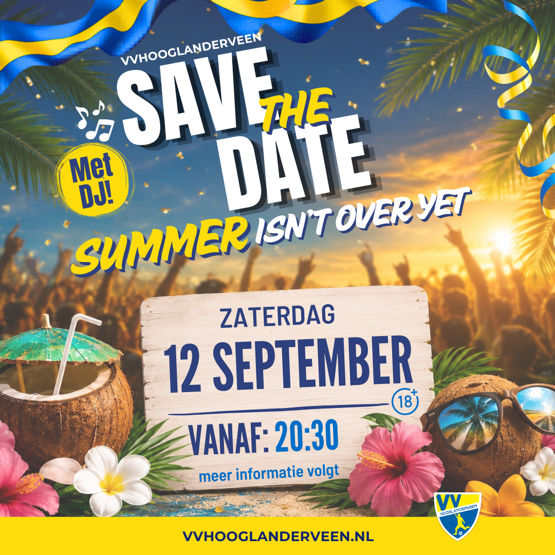 SAVE THE DATE! 🎉☀️