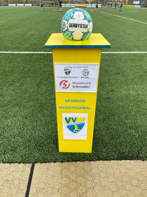 Word jij of je bedrijf dit seizoen een wedstrijdbal sponsor.